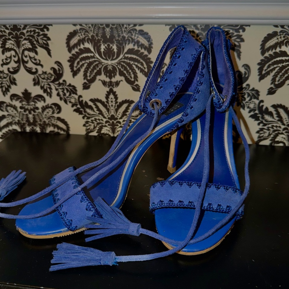 WHBM Cobalt Blue Heels